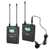 CoMica CVM-WM300 (C) UHF 96 canaux alliage de zinc sans fil rechargeable cravate émetteur + système de récepteur
