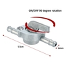 Commutateur de robinet de purge de filtre 6mm Inline réservoir Tap pour Dirt Bike ATV Quad PIT PRO Buggy
