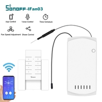 Commutateur intelligent de contrôleur de ventilateur de plafond et de lumière