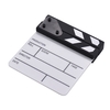 Compact Taille Acrylique Clignotant Effaçable À Sec TV Film Réalisateur Réaliste Couper Scène Clapper Conseil Ardoise