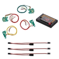 Compatible avec Traxxas TRX-4 RC Cars avant arrière Highlight LED Kit de système de lumières LED