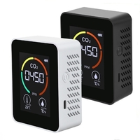 Compteur de CO2 avec rétroéclairage LCD Capteurs TVOC Détecteur de concentration de CO2 de dioxyde de carbone intérieur Testeur d