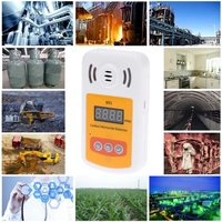 Compteur de gaz portable Mini monoxyde de carbone détecteur CO avec alarme sonore et lumineuse