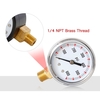 Compteur de jauge de pression radiale de haute précision TS-Y50-600psi 1/4 "NPT en laiton Testeur de pression d