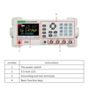 Compteur LCR numérique de table 100Hz-100KHz Testeur de capacité d
