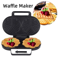 Concanateur de gaufres sans goutte à goutte de 1200 W Créateur de la température Machine sandwich Facile Nettoyage sans égouttement EU 220V