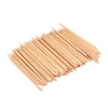 Conception de 100pcs Orange bâton bois cuticule poussoir Remover manucure soins manucure professionnelle outils accessoires