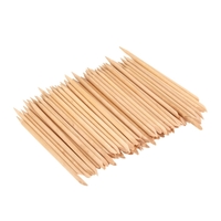 Conception de 100pcs Orange bâton bois cuticule poussoir Remover manucure soins manucure professionnelle outils accessoires