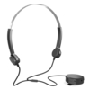Conduction osseuse Casques Prothèses auditives Casque audiphone son Pick-up AUX IN noir pour des difficultés d