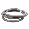 Conduite de carburant tressée en nylon et en acier inoxydable argenté 8 pieds 7AN 8AN