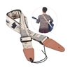 Confortable réglable épaule de sangle de guitare en cuir synthétique termine pour Acoustic Folk Classique Guitares électriques Basse