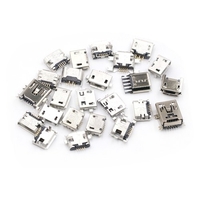 Connecteur Micro USB multi-spécification Pin Charge Femelle SMT Prise Jack Set 50pcs