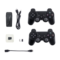 Console de bâton de jeu Y3 Lite avec deux contrôleurs sans fil 2.4G avec carte 32G 3000 jeux