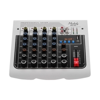 Console de mixage audio 6 canaux professionnelle Muslady MIX-400