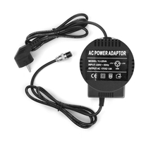 Console de mixage haute puissance Alimentation Adaptateur secteur 18V 1600mA 60W Connecteur à 3 broches Entrée 220V Prise EU pour Yamaha MG16 / 6FX / MG166C / MG166CX et autres consoles de mixage 10 canaux ou plus