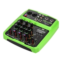 Console de mixage USB Muslady B4 Portable 4 canaux Audio Mixer