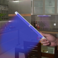 Contrôle tactile sensible à la lumière de la lampe ultraviolette tenue dans la main/ luminosité réglable en continu réglable