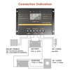 Contrôleur de charge solaire 12V / 24V 80A de contrôleur de charge solaire intelligent d
