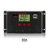 Contrôleur de charge solaire 50A,  contrôleur de panneau solaire 12V / 24V régulateur de batterie de panneau solaire réglable d
