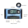 Contrôleur de charge solaire MPPT double sortie USB 12V/24V contrôleur solaire 100A