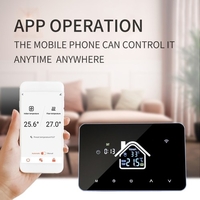 Contrôleur de température de Thermostat WiFi intelligent pour le chauffage électrique écran LCD écran tactile semaine Programmable App commande vocale Electri chauffage par le sol Thermostats fonctionnent avec Google Assisstant Alexa