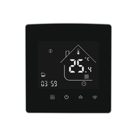 Contrôleur de température intelligent Thermostat écran tactile Commutateur de contrôle de température intelligent Accueil Intelligent Life Hotel Outil de contrôle de température multifonction GA / GB / GC en option