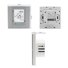 Contrôleur de température intelligent Thermostat Type de bouton poussoir Commutateur de contrôle de température intelligent Accueil Intelligent Life Hotel Outil de contrôle de température multifonction GA / GB / GC en option