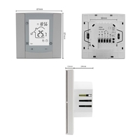 Contrôleur de température intelligent Thermostat Type de bouton poussoir Commutateur de contrôle de température intelligent Accueil Intelligent Life Hotel Outil de contrôle de température multifonction GA / GB / GC en option