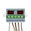 Contrôleur de température numérique intelligent avec double affichage ZFX-ST3012 220V / 1500W Thermostat Électrique Commande de température