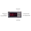 Contrôleur de température numérique ZFX-7016K 10A Thermostat de contrôle de température intelligent de haute précision pour l