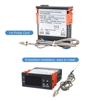 Contrôleur de température numérique ZFX-7016K 10A Thermostat de contrôle de température intelligent de haute précision pour l