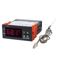 Contrôleur de température numérique ZFX-7016K 30A Thermostat de contrôle de température intelligent de haute précision pour l