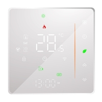 Contrôleur de température programmable de thermostat intelligent WiFi pour chaudière à eau et à gaz