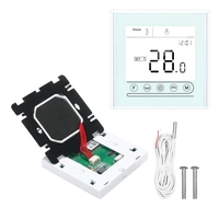 Contrôleur de température programmable de Thermostat intelligent WiFi Tuya pour chauffage électrique Compatible avec Alexa Google Home écran tactile avec rétro-éclairage