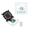 Contrôleur de température programmable de Thermostat intelligent WiFi Tuya pour chauffage électrique Compatible avec Alexa Google Home écran tactile avec rétro-éclairage