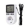Contrôleur de thermostat numérique pour terrarium aquarium Reptiles sortie à température contrôlée avec minuterie et sonde pour réfrigérateur incubateur de germination de graines de serre