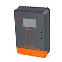 Contrôleur solaire à tension automatique 12Vlt/24Vlt Régulateur à écran solaire Affichage LCD Contrôleur solaire avec rétroéclairage à modes de commande de charge multiples Contrôleur solaire