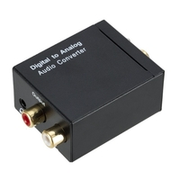 Convertisseur coaxial de signal optique de fibre optique de convertisseur audio numérique de 3, 5mm à l