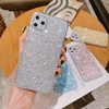 Convient pour iphone11pro coque de téléphone portable petite poudre de paillettes fraîche époxy Apple XSMAX nouveau manchon de protection 8plus 7 rose iphone7 / 8