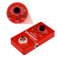 COOLMUSIC A-RV02 numérique Reverb effet pédale pour guitare électrique basse