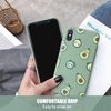 Coque arrière en TPU antichoc Matcha Green Phonecase avec motif d