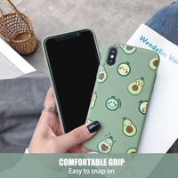 Coque arrière en TPU antichoc Matcha Green Phonecase avec motif d