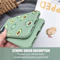 Coque arrière en TPU antichoc Matcha Green Phonecase avec motif d