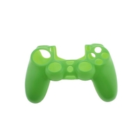 Coque de protection en silicone souple Etui de protection pour manette de jeu Coque de protection anti-dérapante anti-transpiration anti-poussière pour PlayStation 4