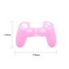 Coque de protection en silicone souple Etui de protection pour manette de jeu Coque de protection anti-dérapante anti-transpiration anti-poussière pour PlayStation 4