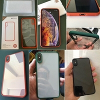 Coque de protection pour iPhone X XS Coque en TPU souple TPU Transparent anti-rayures