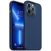 Coque de téléphone en silicone liquide compatible avec les coques de téléphone de protection antichoc anti-rayures ultra fines pour iPhone 13