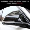 Coques de rétroviseur latéral pour capuchon de rétroviseur extérieur brillant,  paire de couleurs,  noir,  parfait pour BMW F32 F30 F31 F33 F36