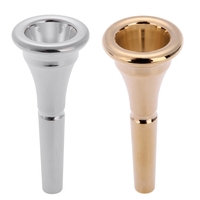 Cor Français embout buccal en alliage de cuivre argent / or Durable élégant