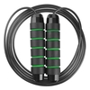 Corde à sauter à roulement à billes réglable avec poignée antidérapante et corde de vitesse de remise en forme pour exercices d